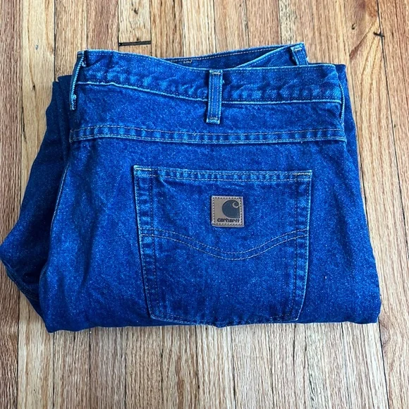 Carhartt lined jeans mens store